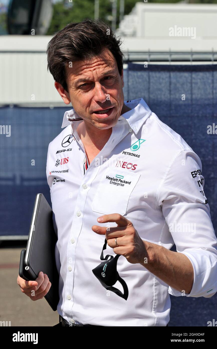 Toto Wolff (GER) Mercedes AMG F1 Aktionär und Executive Director. 03.07.2021. Formel 1 Weltmeisterschaft, Rd 9, Großer Preis Von Österreich, Spielberg, Österreich, Qualifizierender Tag. Bildnachweis sollte lauten: XPB/Press Association Images. Stockfoto