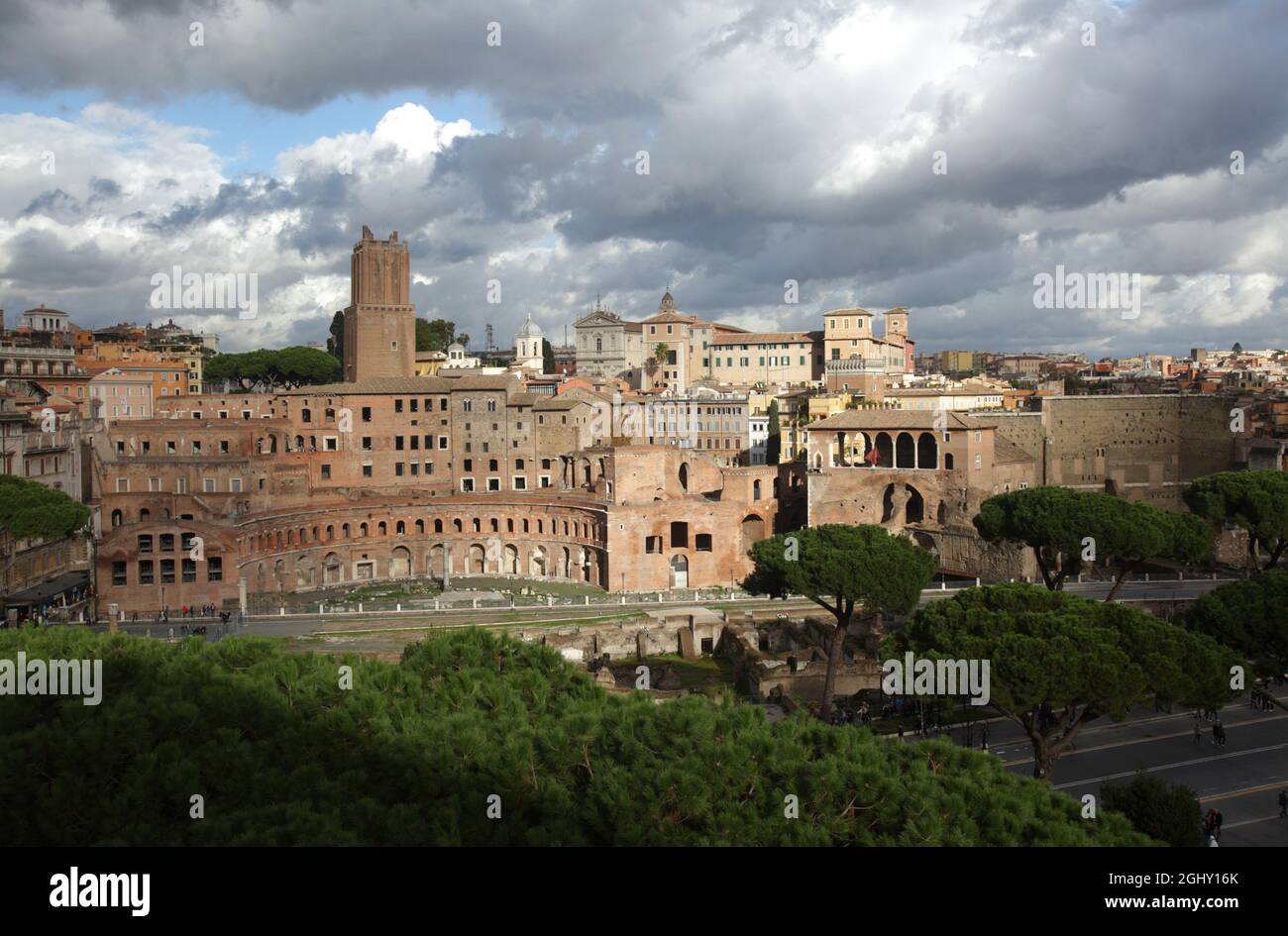 Trajans Markt, Rom, Italien Stockfoto