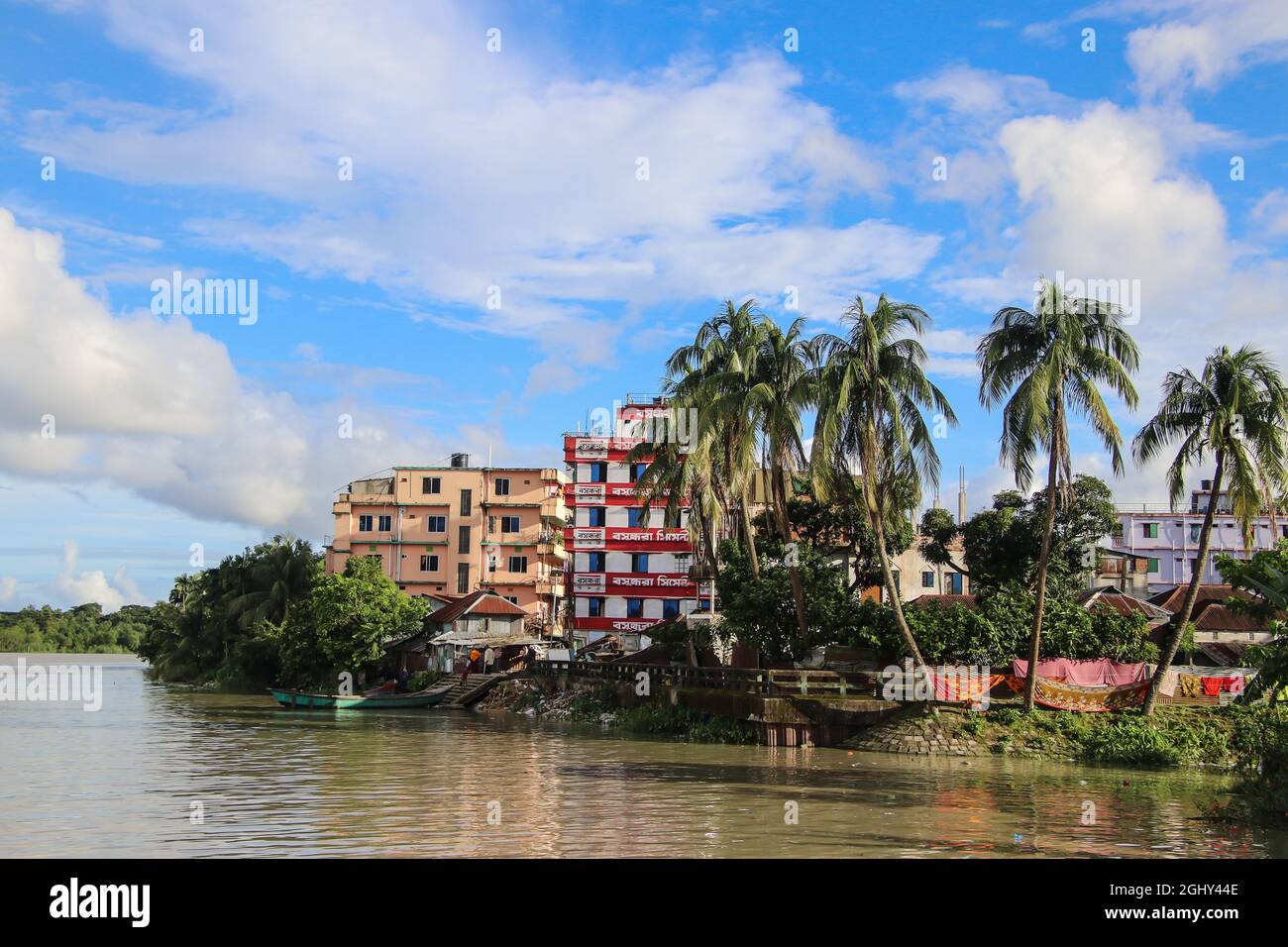 Patuakhali, Bangladesh : Patuakhali ist eine Stadt und Distriktzentrale des Distrikts Patuakhali am südlichen Ufer des Flusses Laukathi Stockfoto