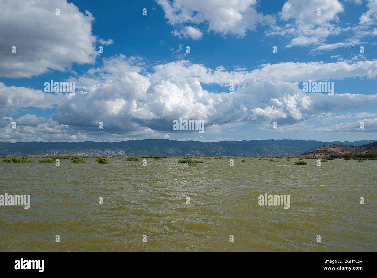 Karla See, Magnessia - Volos, Thessalien, Griechenland. Stockfoto