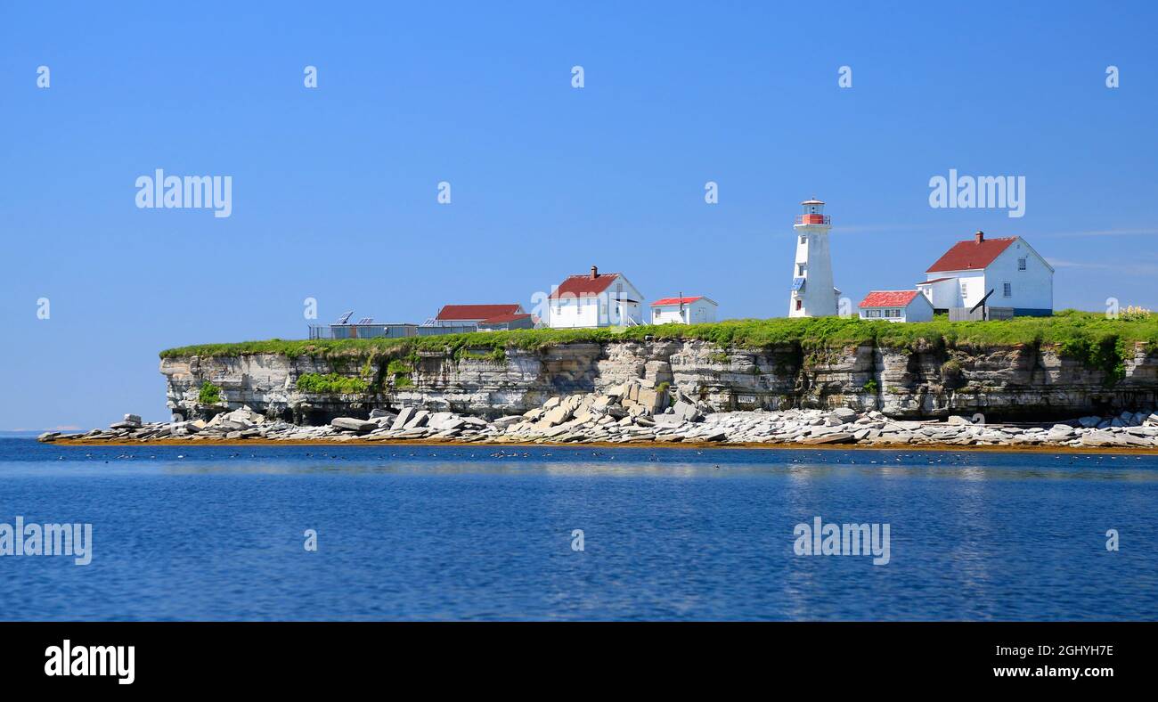 Perroquets Island, Mingan Archipel in Quebec, Kanada Stockfoto