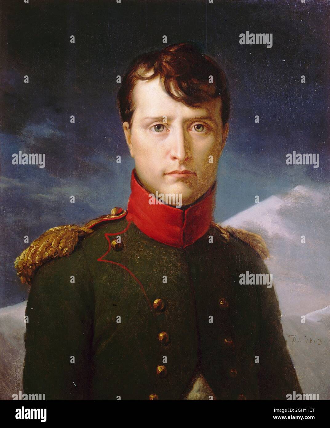 Napoleon Bonaparte als erster Konsul (Premier Consul) um 1800, von François Gérard Stockfoto