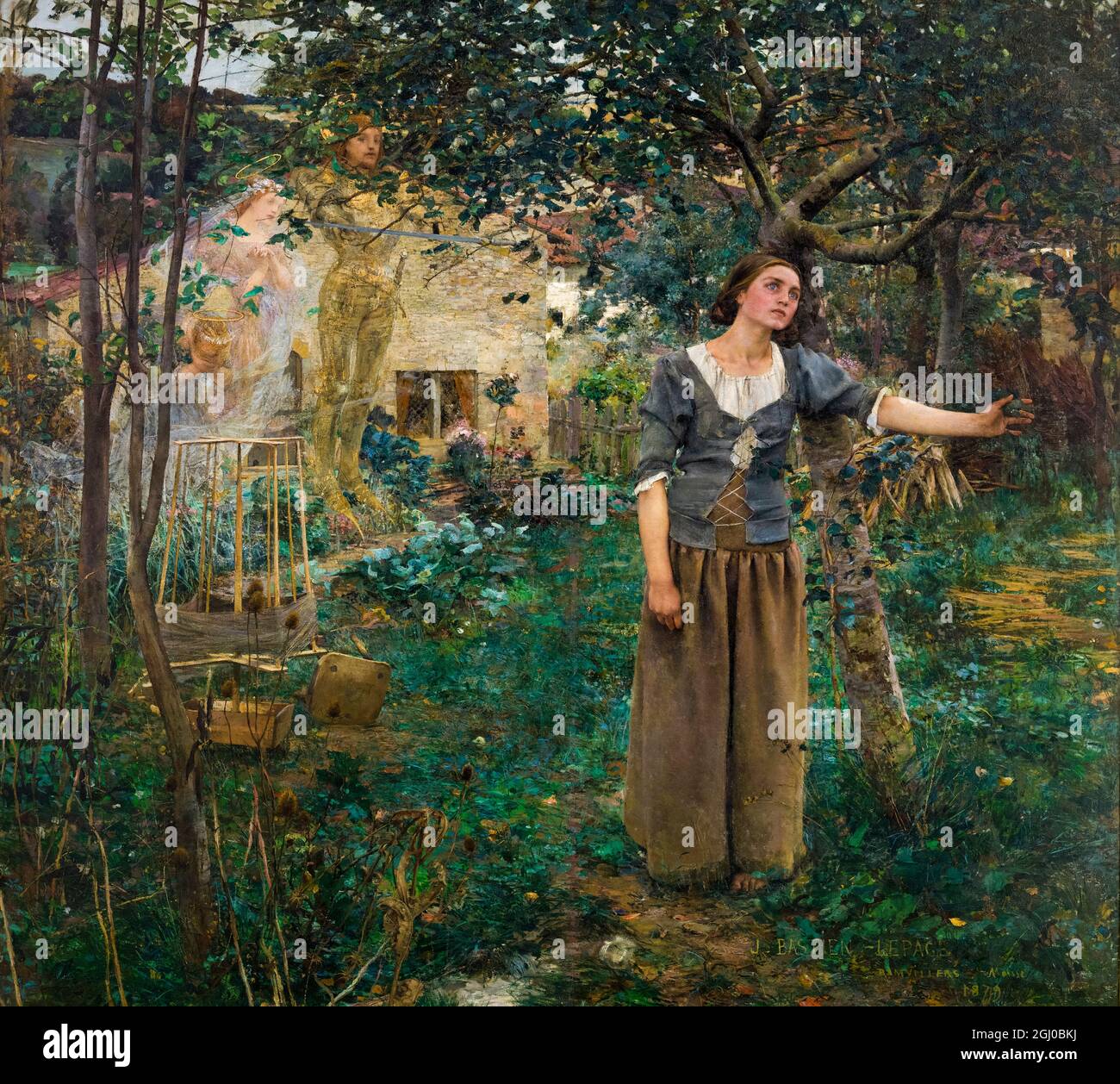Jeanne d'Arc, Gemälde von Jules Bastien-Lepage, 1879 Stockfoto