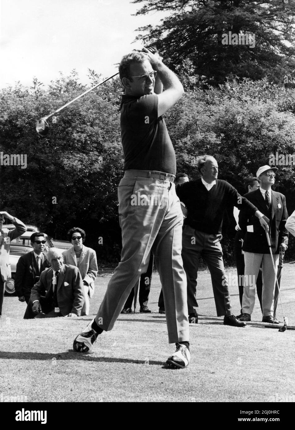 David Thomas aus Wales, britischer Ryder Cup-Golfer im Moor Park. Juli 1967. Stockfoto