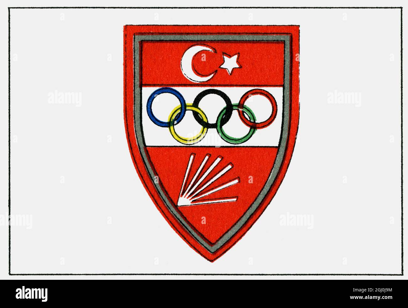 Türkei olympisches Komitee - Galata-Istanbul - 85 Teilnehmer ©TopFoto Stockfoto