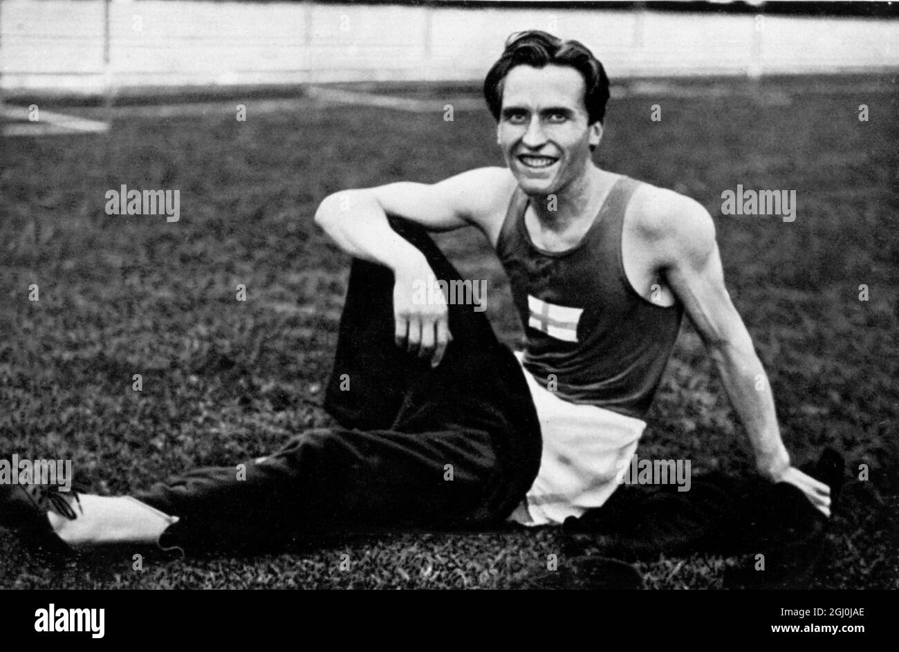Isobollo-Finnland wurde 1932 Olympiasieger beim 300-m-Hürdenrennen. Für die Olympischen Spiele 1936 gilt er als vielversprechend für eine Goldmedaille in diesem Wettbewerb. ©TopFoto *** Ortsüberschrift *** Stockfoto