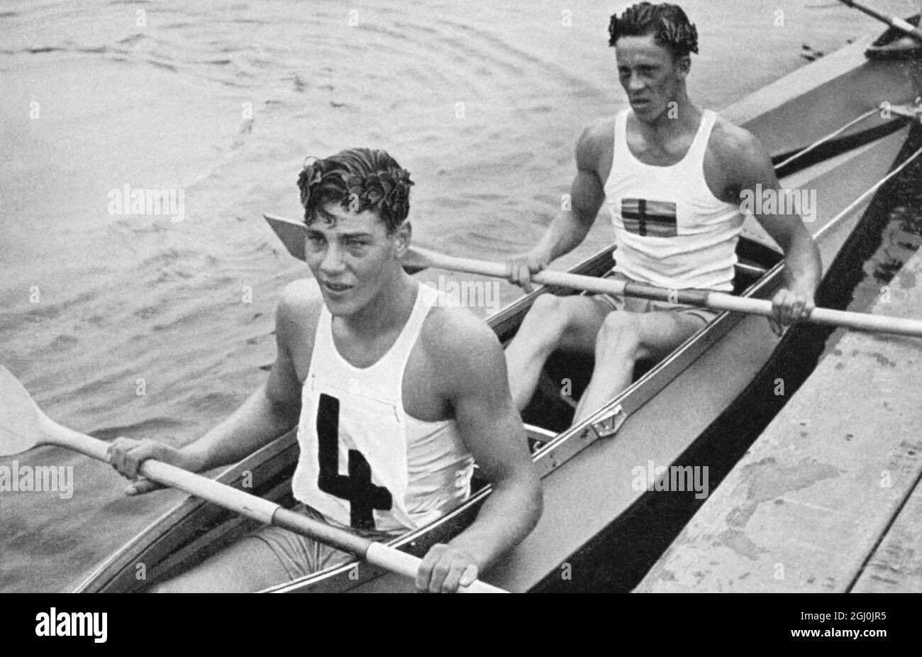 Olympische Spiele 1936, Berlin Ludwig Landen und Paul Wevers