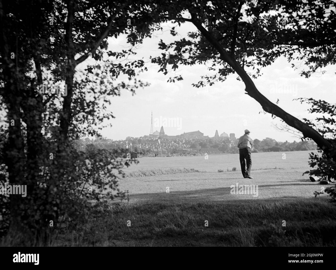 Londons Natural History London Golf Club , Muswell Hill , North London 26. September 1944 ©TopFoto Stockfoto