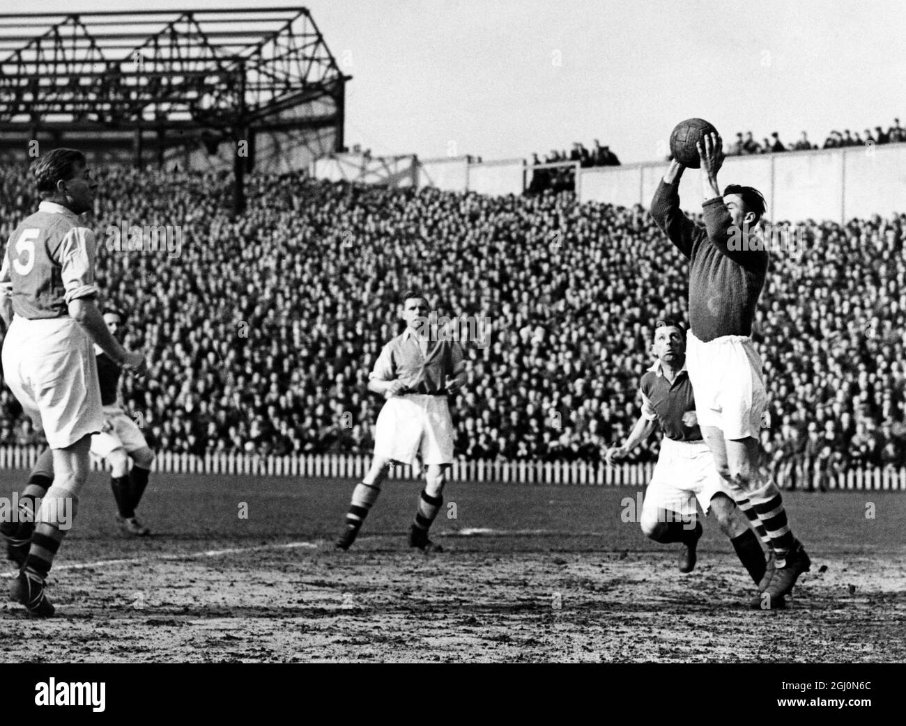 Charlton Athletic spielt 1946 Stockfoto