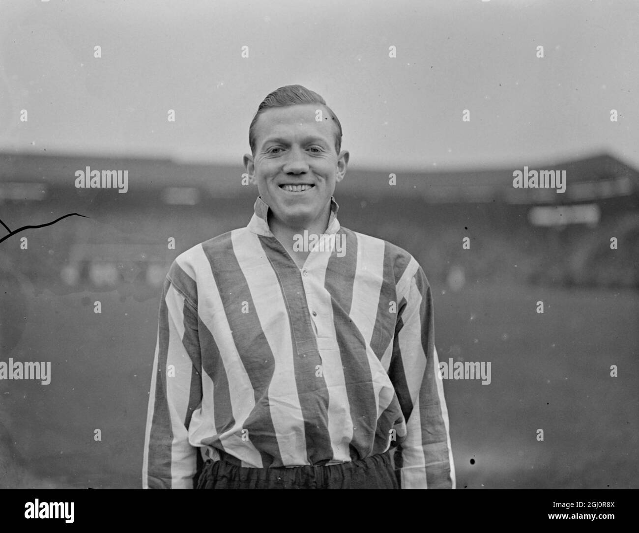 Fußballspieler . 1946 Stockfoto