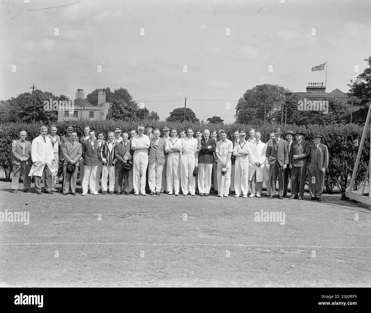 Cricket R.A. Woolwich . Januar 1946 Stockfoto