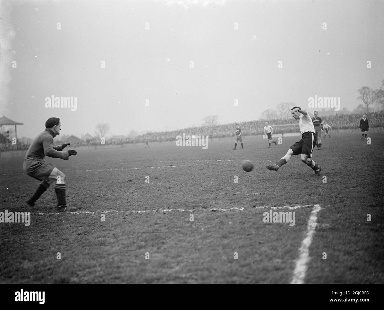 Fußball 1940 Stockfoto