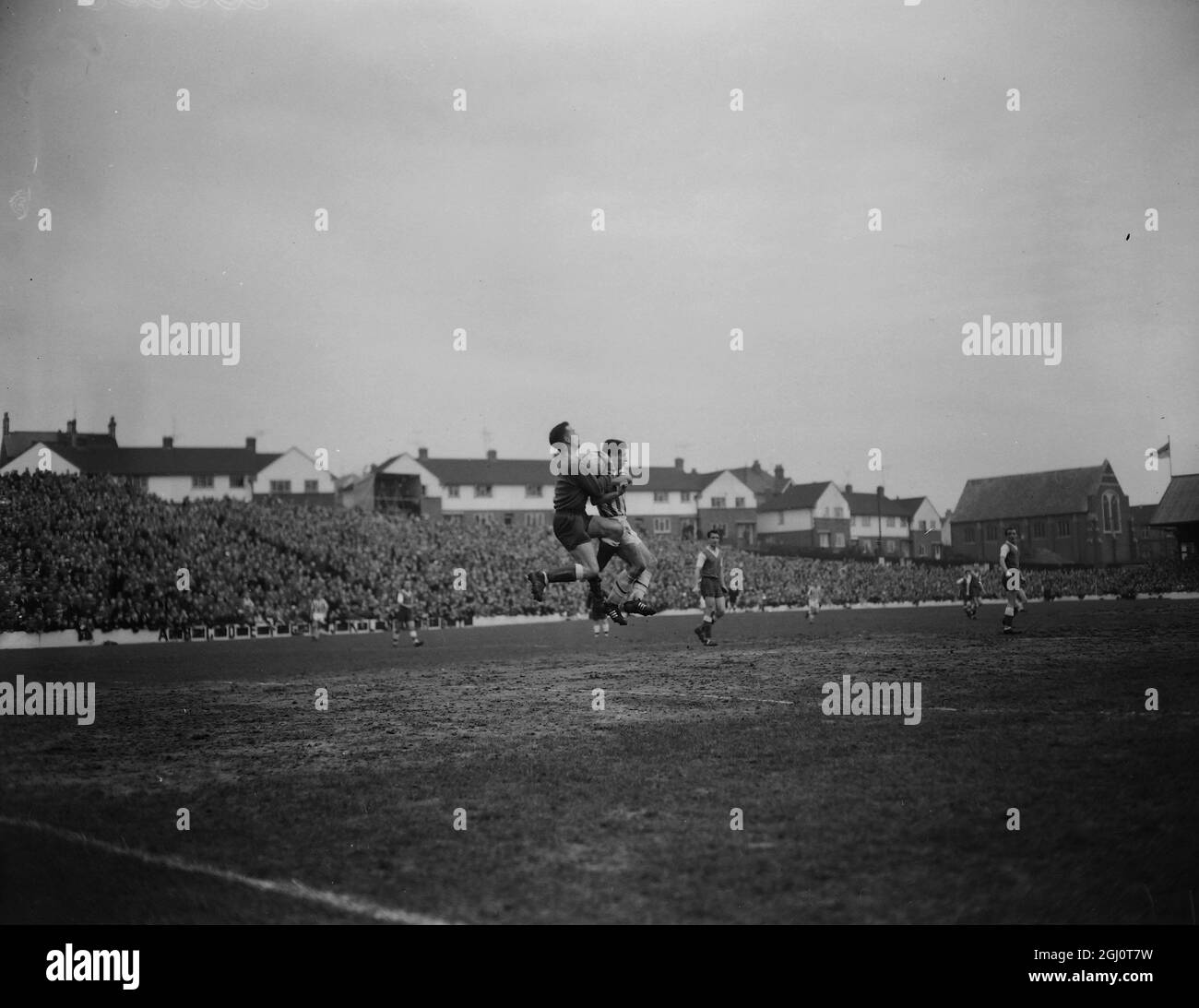 ROTHERHAM UNITED V BRIGHTON UND HOVE ALBION FUSSBALLSPIEL 3. FEBRUAR 1960 Stockfoto