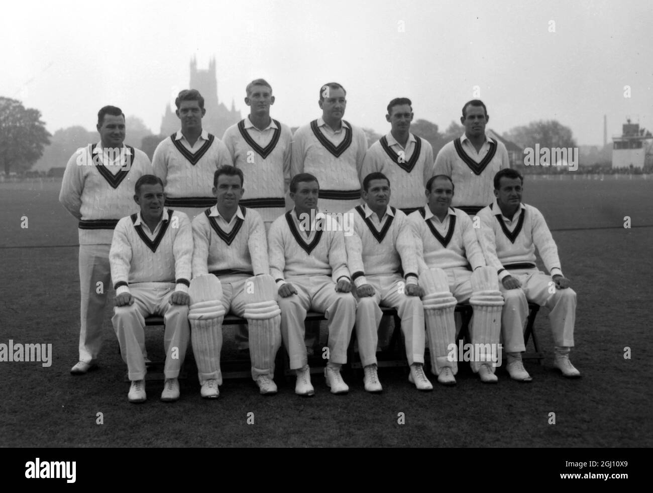 CRICKET AUSTRALIAN TOUR TEAM 30 APRIL 1961 Stockfoto