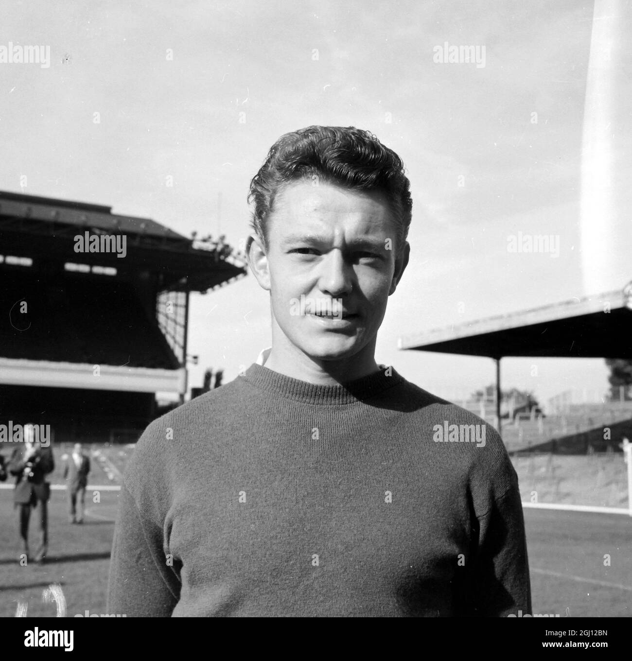 JACK MCCLELLAND - FUSSBALLPORTRAIT - ARSENAL FC FOOTBALL CLUB - 5. OKTOBER 1961 Stockfoto