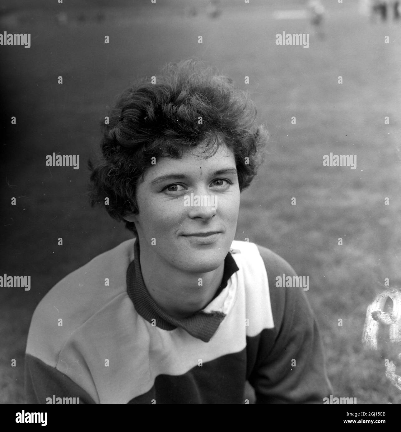 SUSAN PLATT - PORTRÄT DER ATHLETIN, LEICHTATHLETIK - DIE EMPIRE- UND COMMONWEALTH-SPIELE IN PERTH ; 8. NOVEMBER 1962 Stockfoto