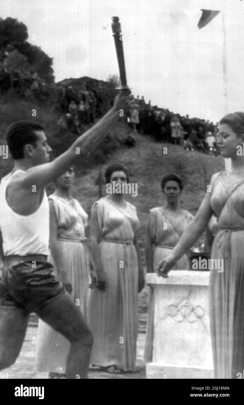 OLYMPISCHE WINTERSPIELE IN ATHEN, GRIECHENLAND; 22. JANUAR 1964 Stockfoto
