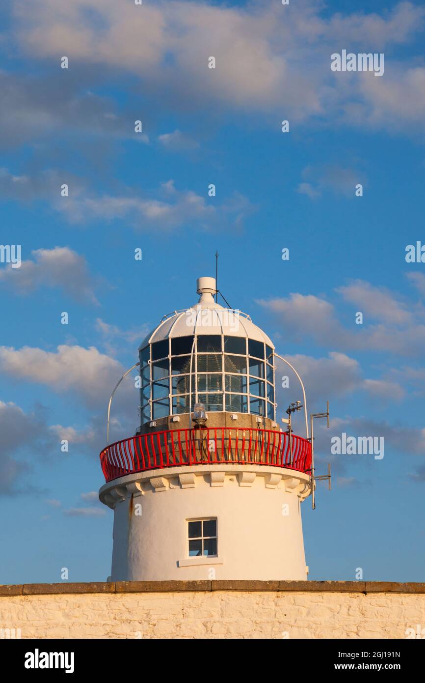 Irland, County Donegal, St. John's Point, St. John's Point Lighthouse, Dämmerung Stockfoto