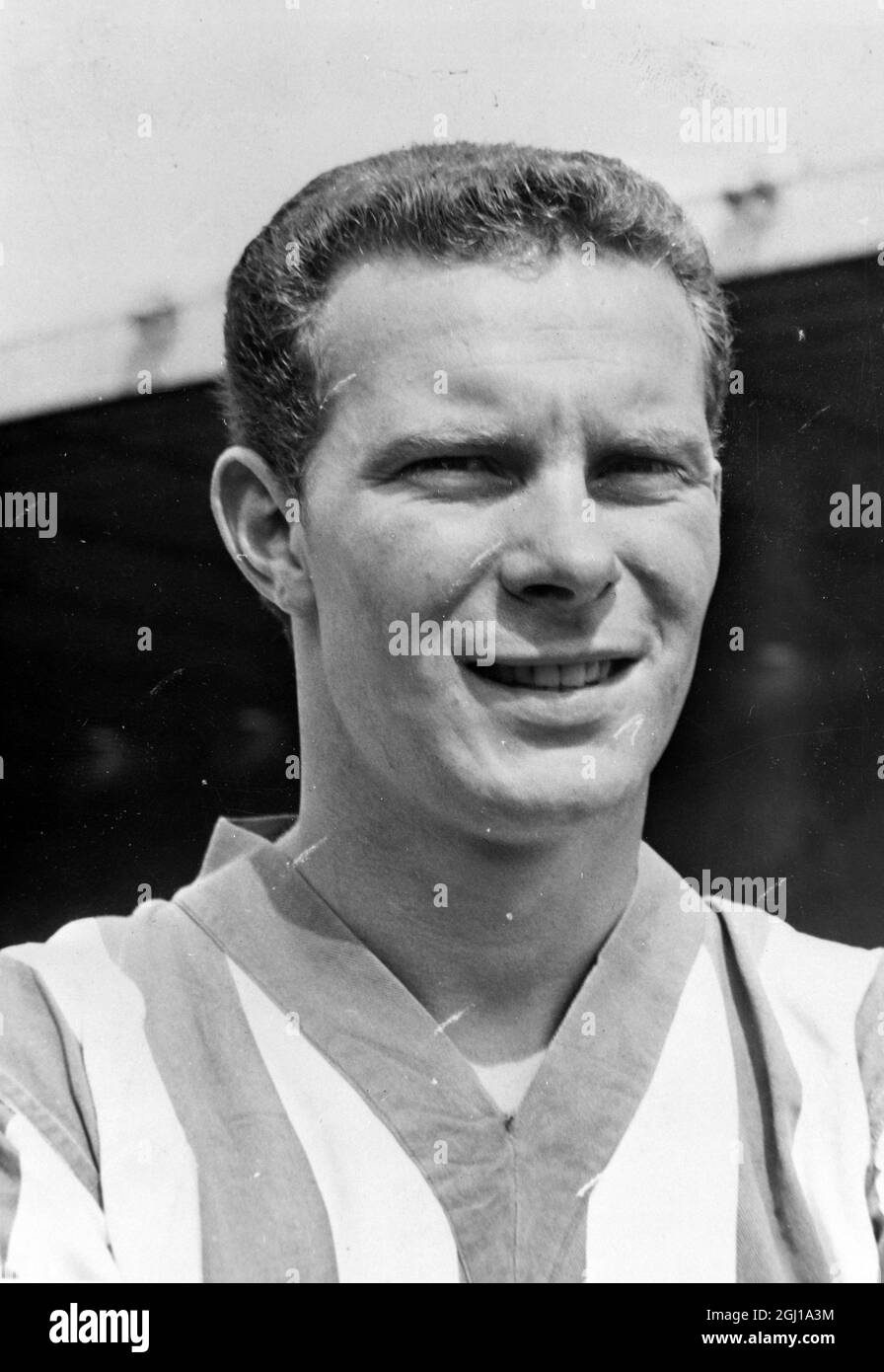 DAVID DAYNE PORTRAIT DES FUSSBALLERS - ; 15. MAI 1964 Stockfoto