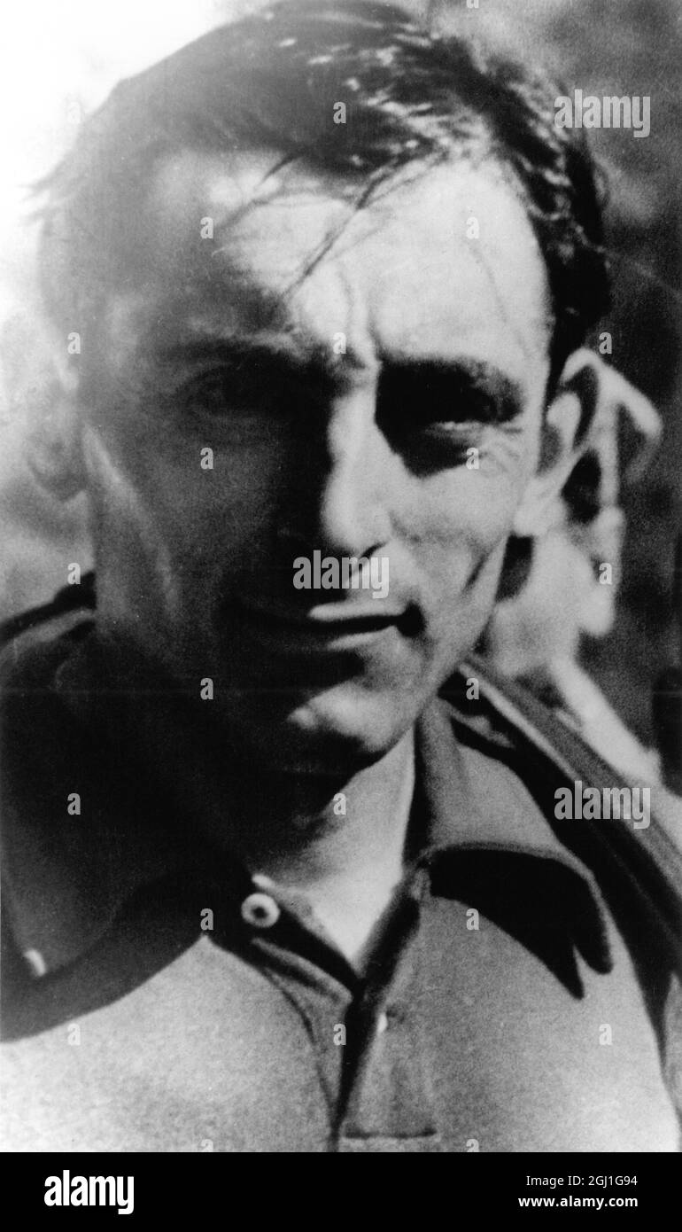 Angelo Fausto Coppi war der dominierende internationale Radfahrer der Jahre auf jeder Seite des zweiten Weltkrieges. Stockfoto