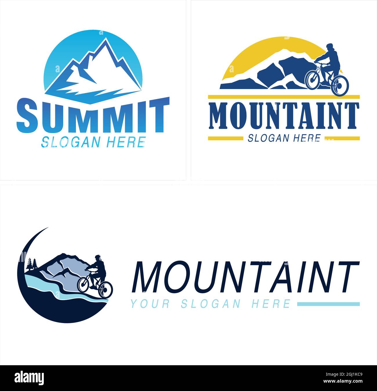 Motocross Adventure Logo Design Stock Vektor