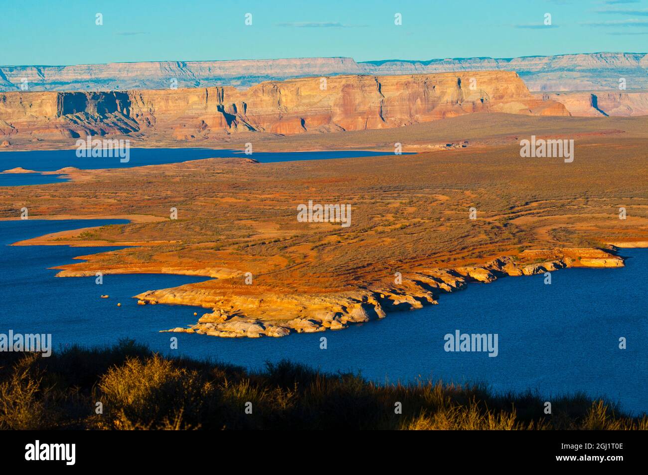 Nordamerika, USA, Arizona, Seite, Lake Powell Vistas, ab Wahweap übersehen Stockfoto