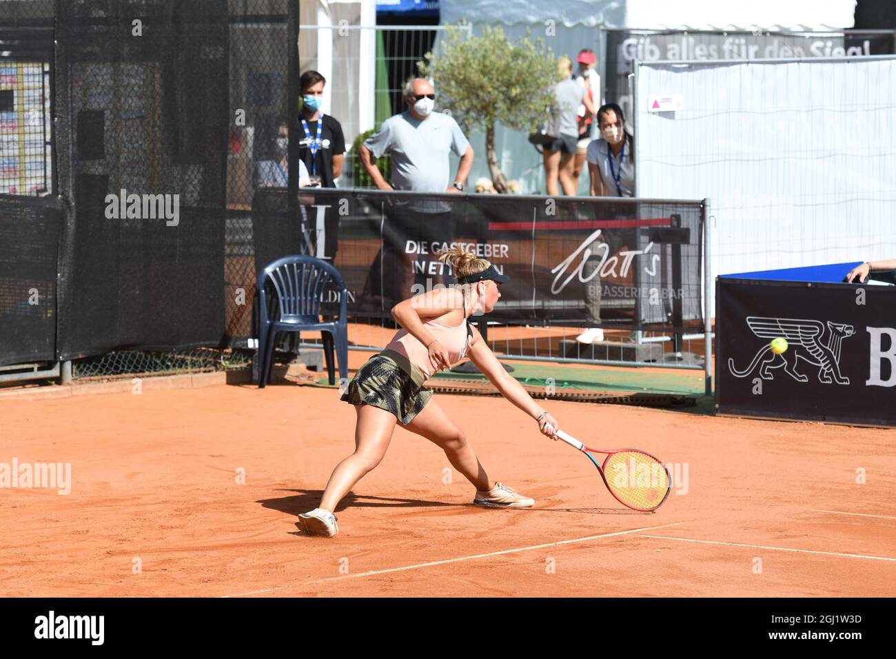 WTA Tennis Turnier Liqui Moly Open Karlsruhe TC Rüppurr 8. September 2021 Stockfoto