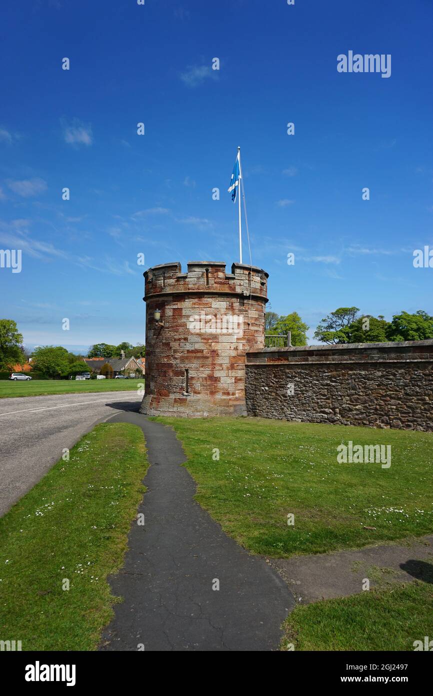 Dirleton Castle East Lothian Stockfoto