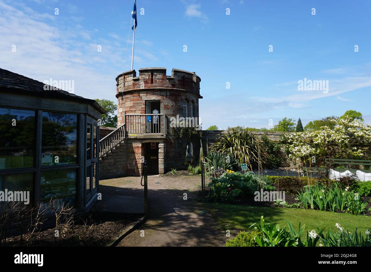 Dirleton Castle East Lothian Stockfoto