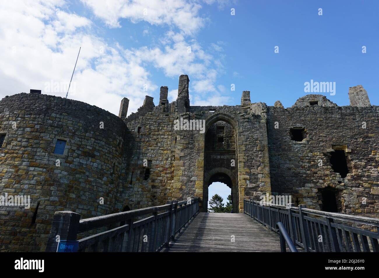 Dirleton Castle East Lothian Stockfoto