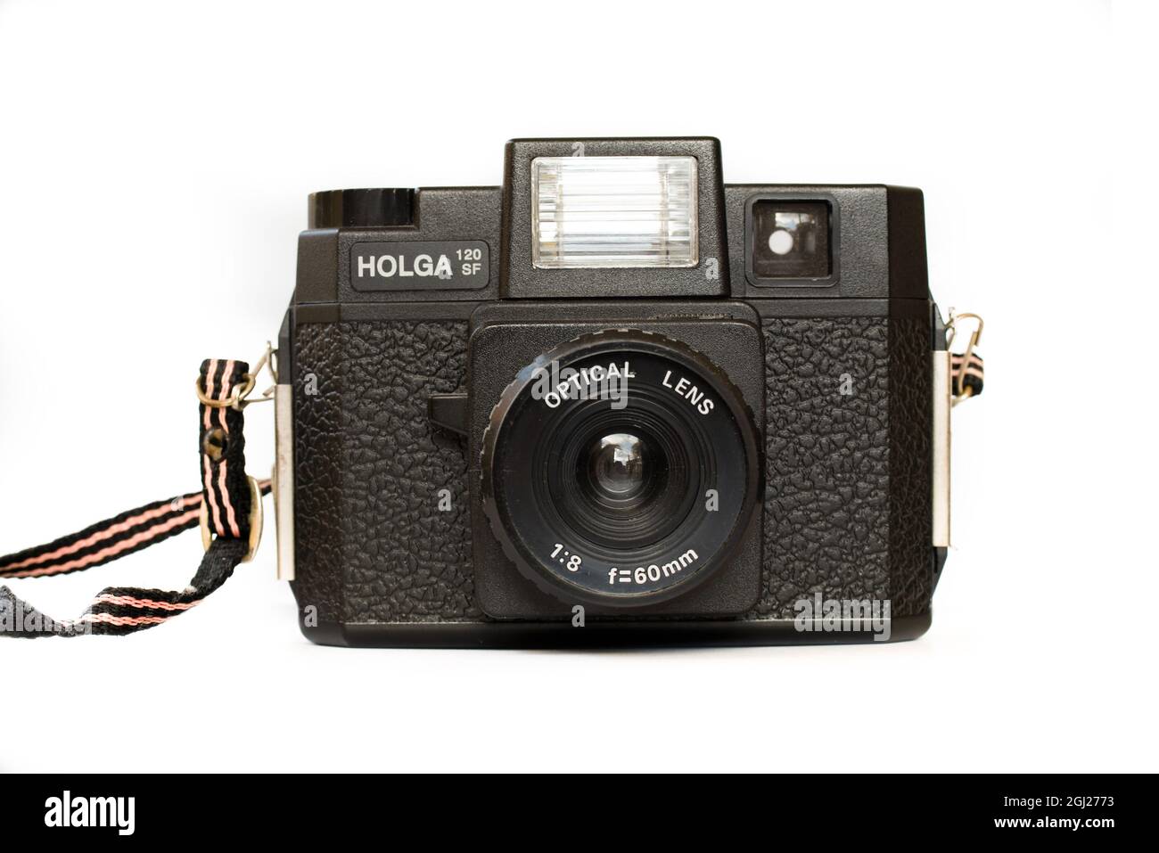 Vintage HOLGA Kamera isoliert auf weißem Hintergrund Stockfoto