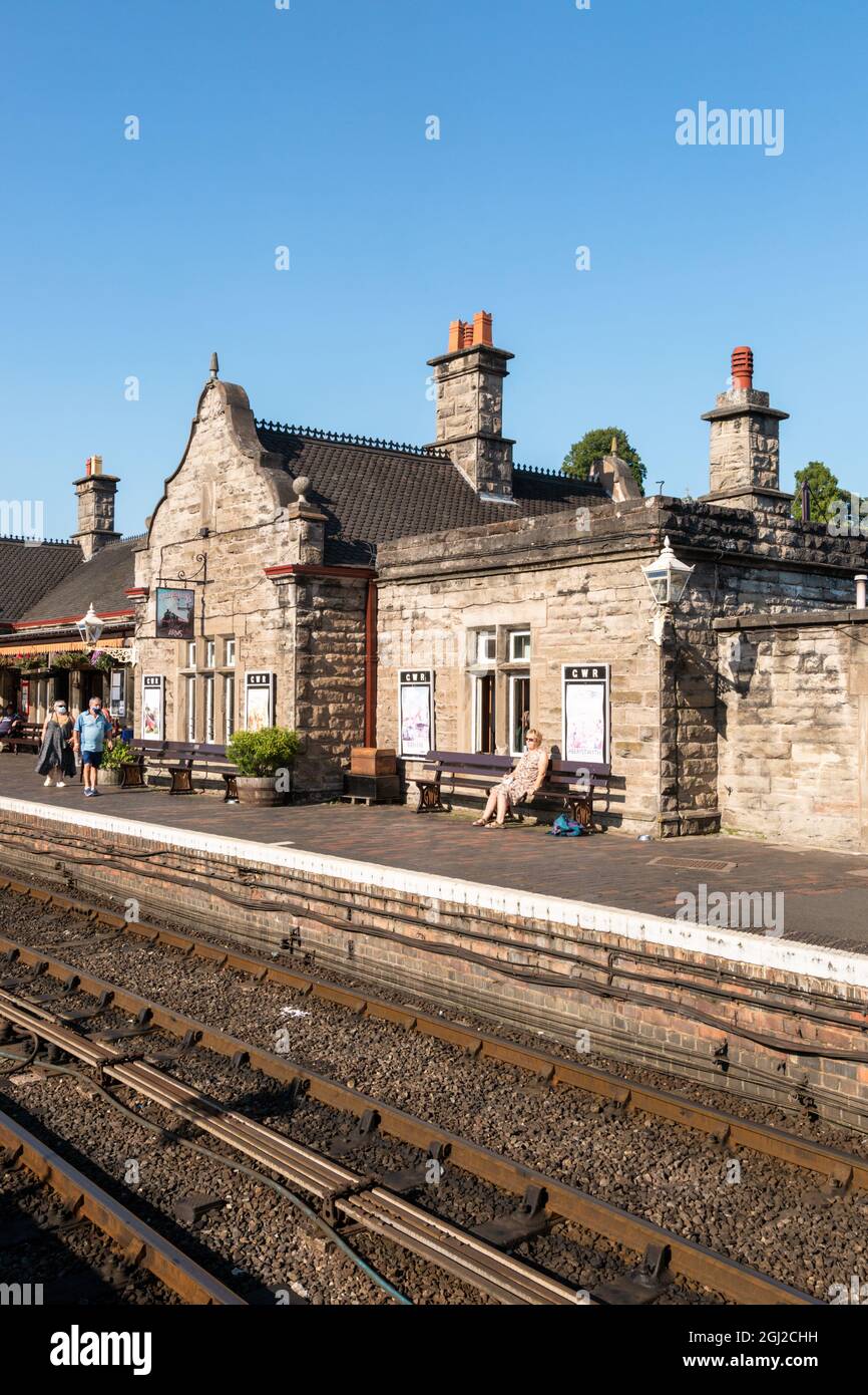 Bahnhof Severn Valley in Bridgnorth, Shropshire, Großbritannien Stockfoto