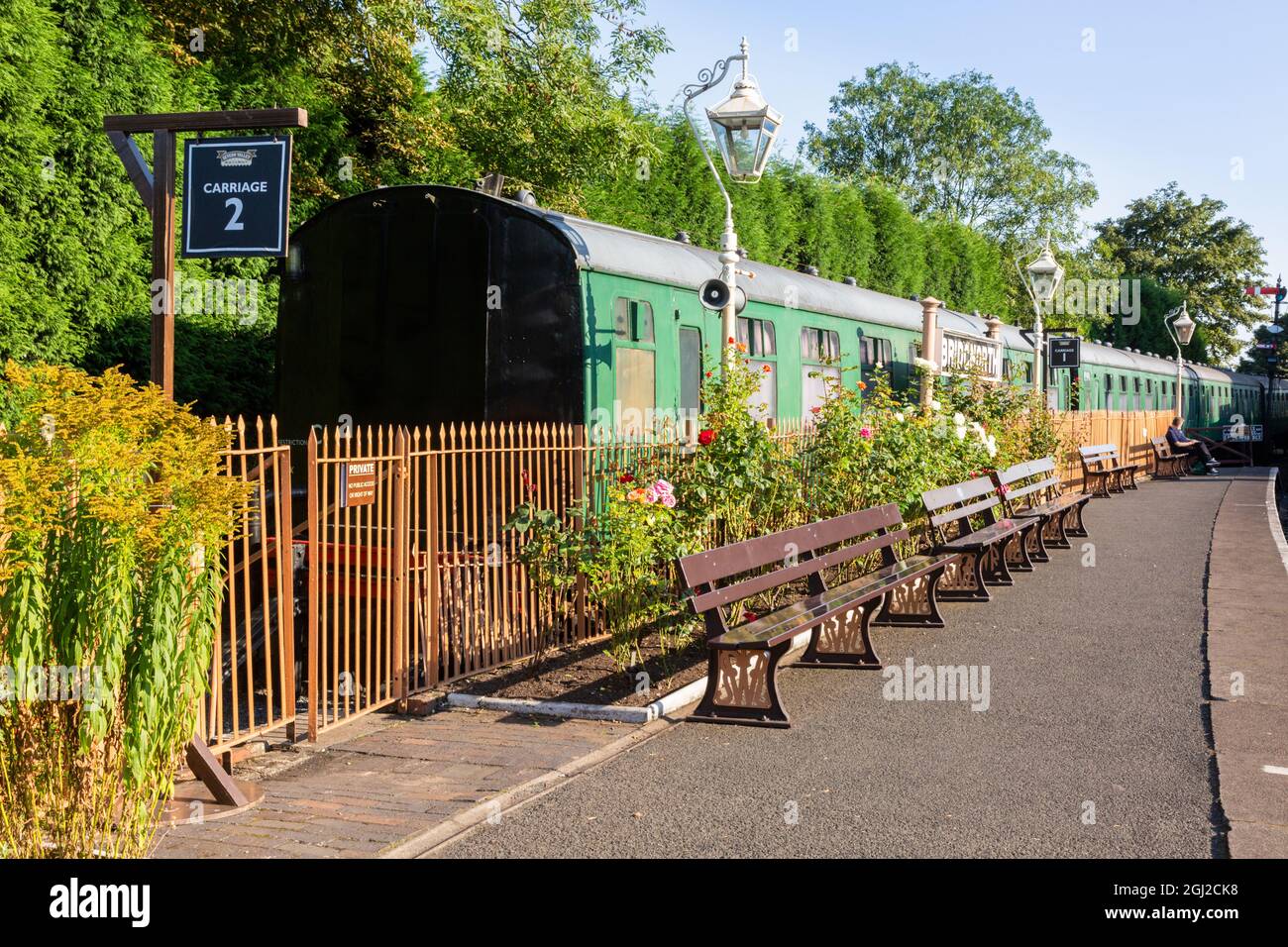 Bahnhof Severn Valley in Bridgnorth, Shropshire, Großbritannien Stockfoto