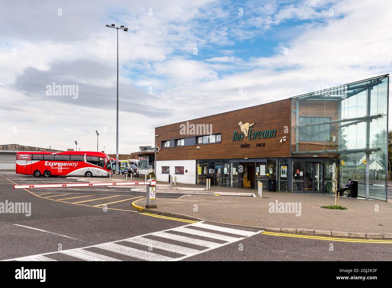 Tralee Bus Station, Tralee, Co. Kerry, Irland. Stockfoto