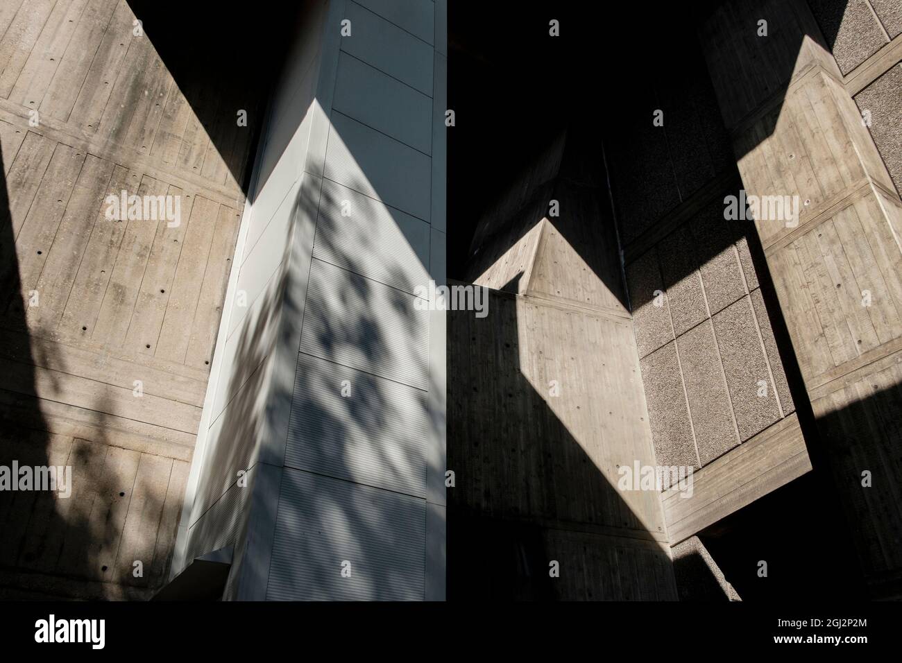 Abstrakte Architektur mit Schatten. Stockfoto Abstrakte Architektur mit Schatten. Stockfoto