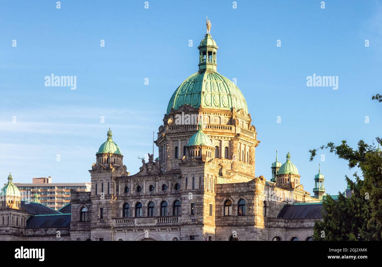 Gesetzgebende Versammlung von British Columbia in der Hauptstadt Stockfoto