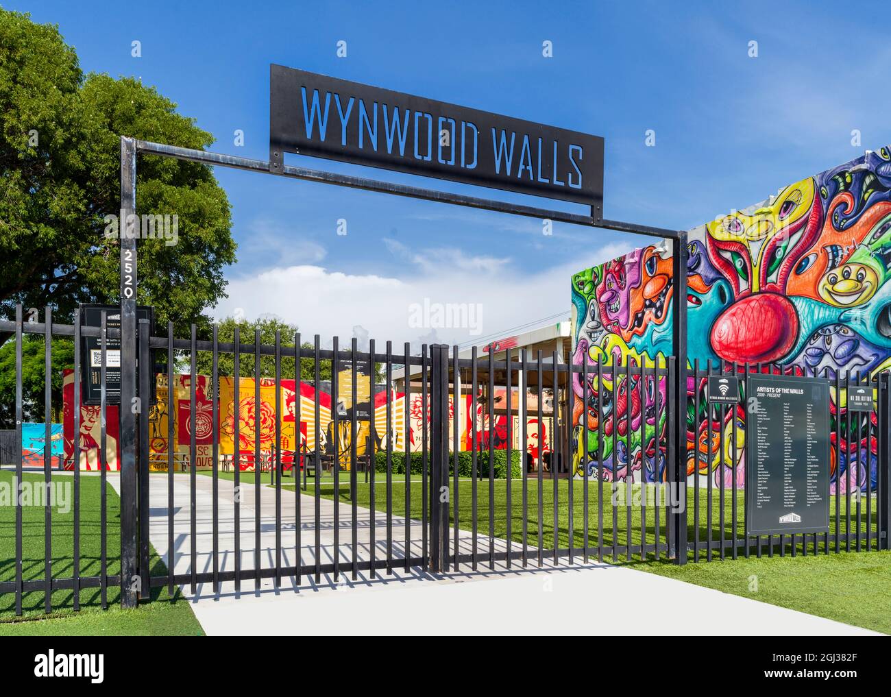 Wynwood Walls Museum, Wynwood Art District South Miami, Miami Florida, USA Stockfoto