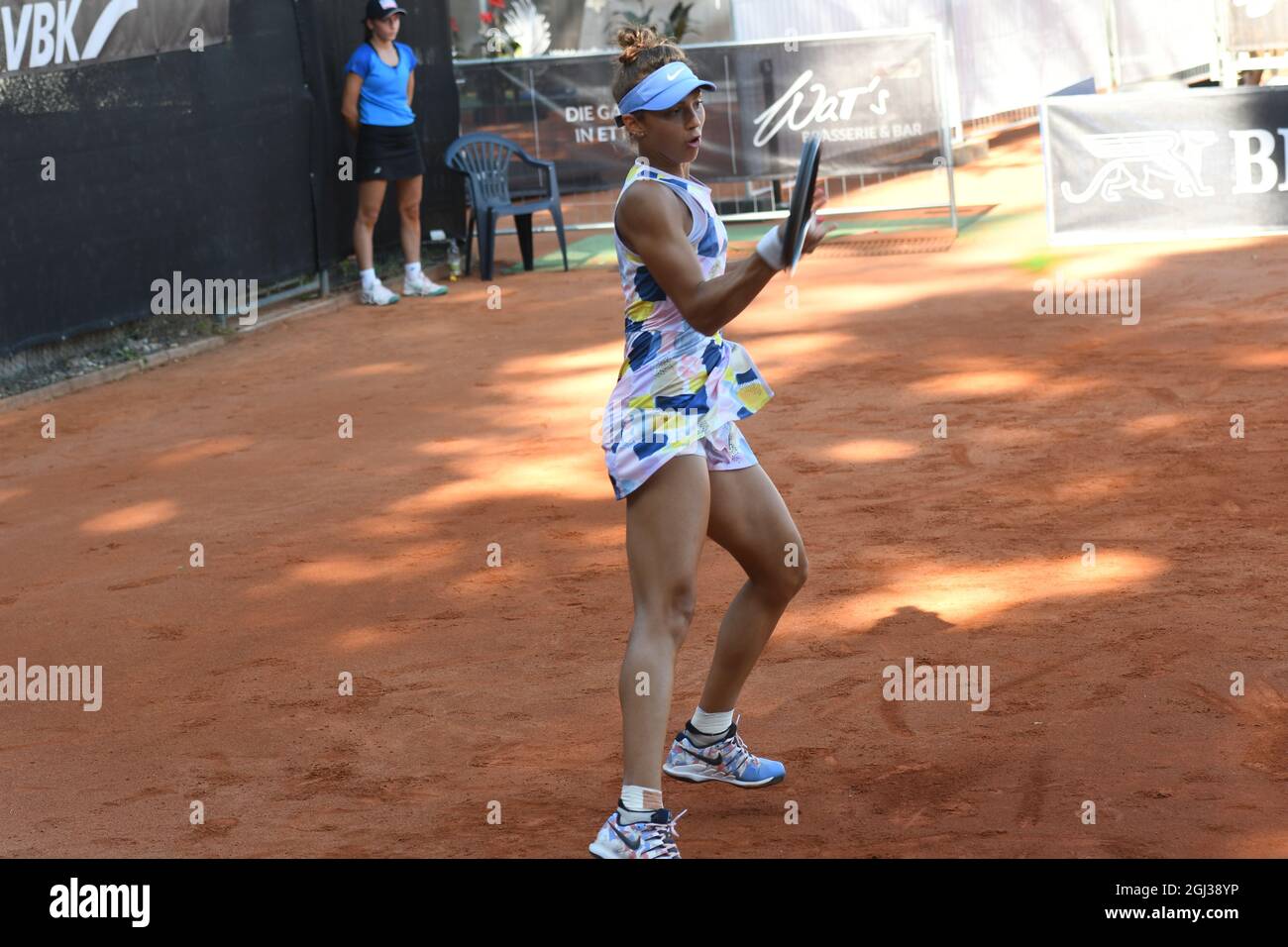 Liqui Moly Open beim TC Rüppurr Karlsruhe 8. September 2021 WTA Tennisturnier Mayar Sherif Piter Doppel Stockfoto