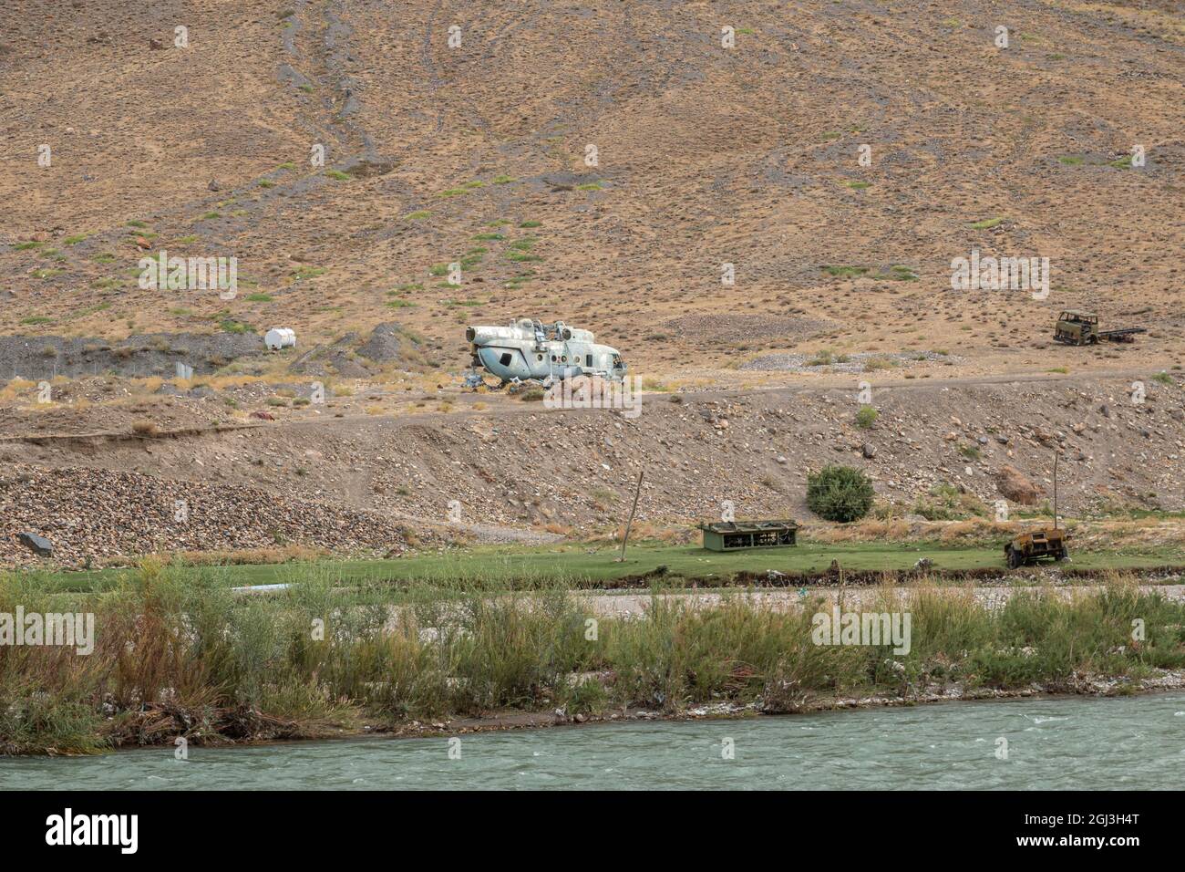 Das Panjshir-Tal in Afghanistan Stockfoto