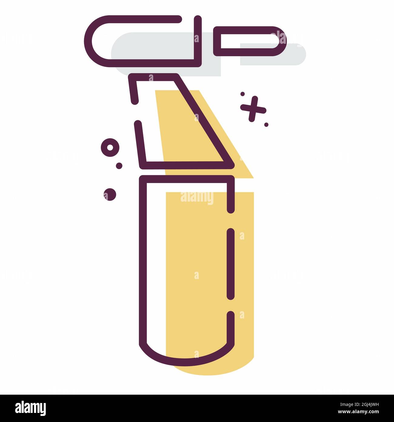 Icon Vektor von Bohrer - MBE Stil - einfache Illustration, editierbare Kontur, Design Vorlage Vektor, gut für Drucke, Poster, Werbung, Ansager Stock Vektor