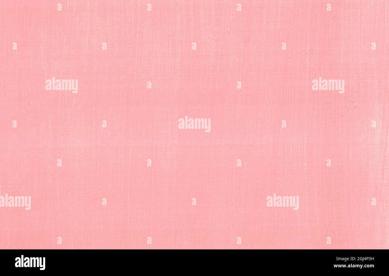 Rosa Pastell Malerei Textur auf Leinwand Papier abstrakten Hintergrund. Minimaler, sauberer, leerer Platz für jedes Design oder jeden Hintergrund mit hochauflösender Scan-Technik. Stockfoto
