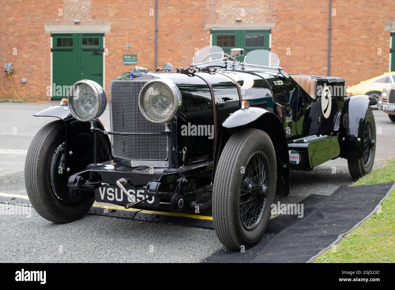1933 vintage Talbot Auto im Bicester Heritage Center sonntag Scramble Veranstaltung. Bicester, Oxfordshire, England Stockfoto