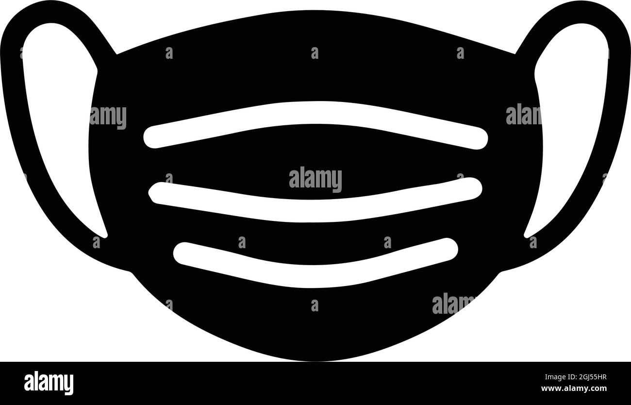 Coronavirus, chirurgische Maske Symbol - perfekte Verwendung für die Gestaltung und Entwicklung von Websites, gedruckten Dateien und Präsentationen, Werbematerialien und viele m Stock Vektor