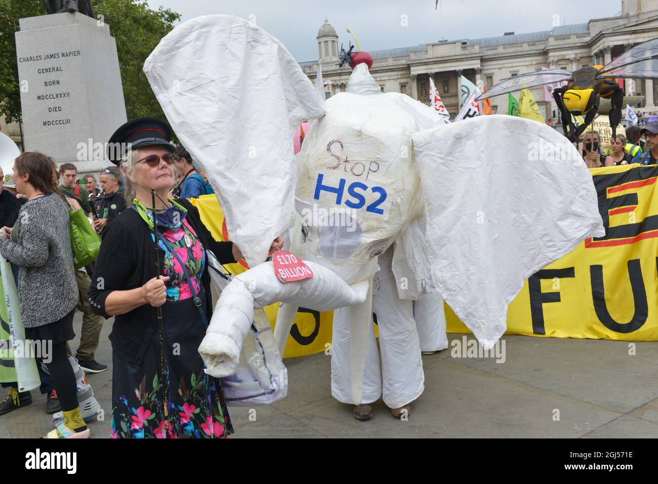 Extinction Rebellion March for Nature in London, Großbritannien. Stockfoto