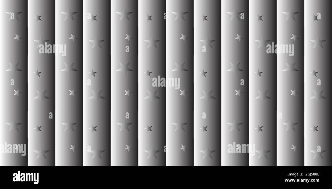 Abstrakt Hintergründe Farbverlauf Schatten schwarz & weiß strukturiert Sterne Tapete Dekoration Hintergrund Vorlage Kunst Grafik Design Vektor Illustration EPS Stock Vektor