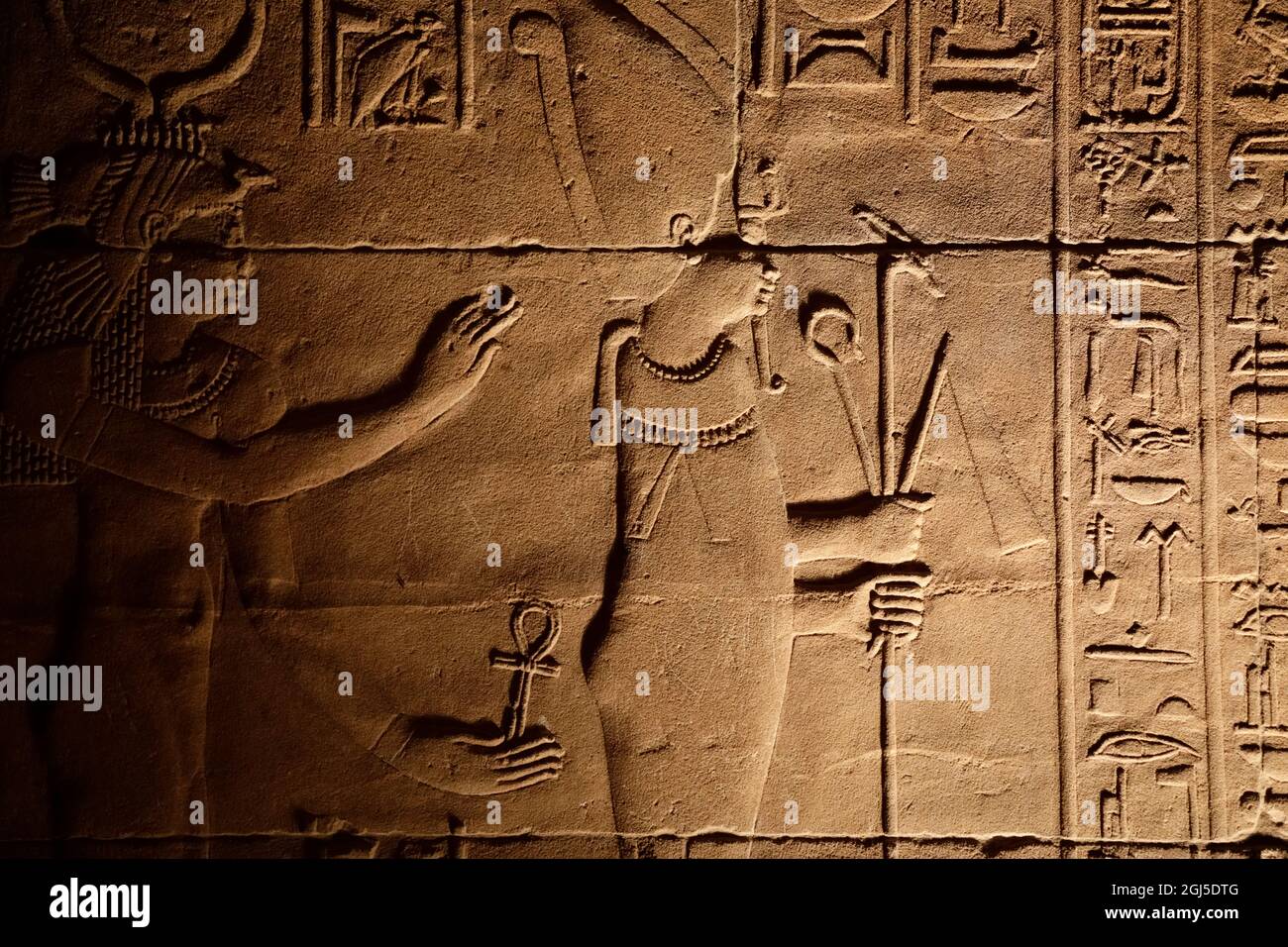 Tempel der Isis. Insel Philae, Ägypten. Stockfoto