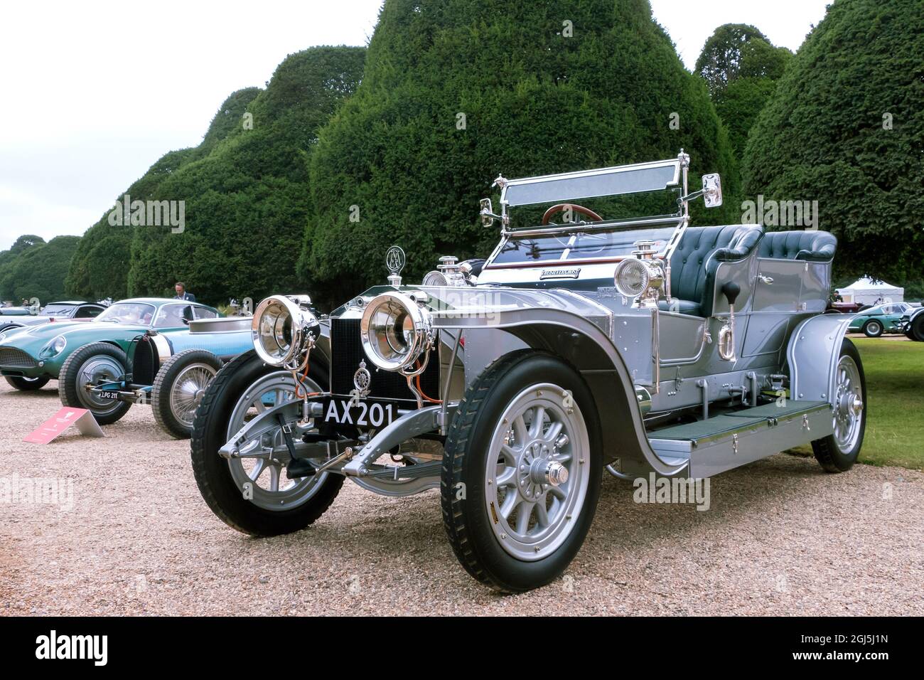1907 Rolls Royce Silver Ghost 40/50 im Hampton Court Palace Concours London 2021 Stockfoto