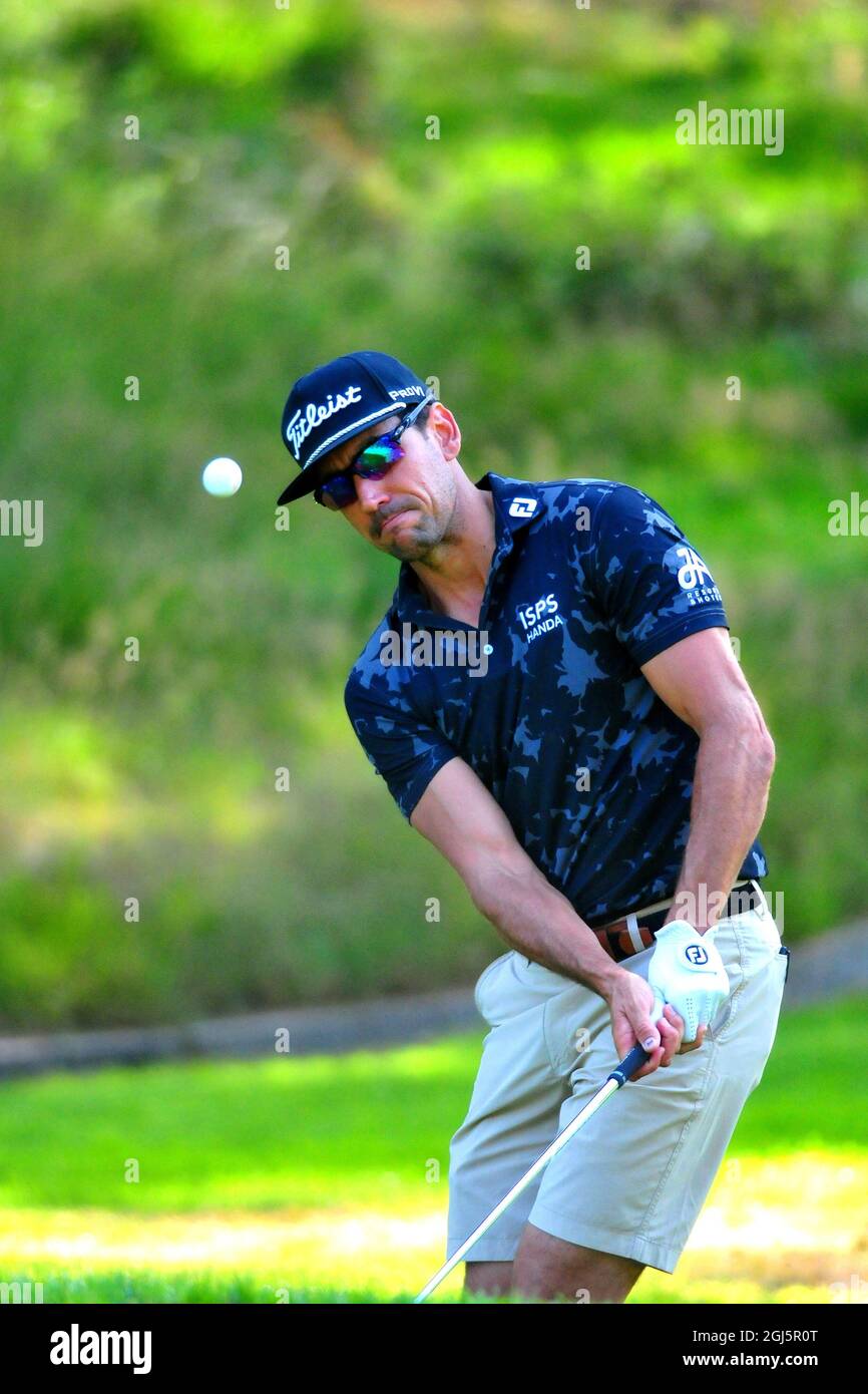 Rafael Cabrera-Bello PGA Tour Profi Golf spielen Stockfoto