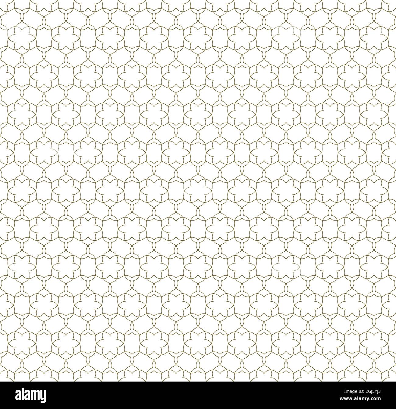 Nahtlose geometrische Ornament auf der Grundlage der traditionellen islamischen Kunst.Brown Farbe Linien.Great Design für Stoff, Textil, Abdeckung, Verpackung Papier, Hintergrund.Thin li Stock Vektor