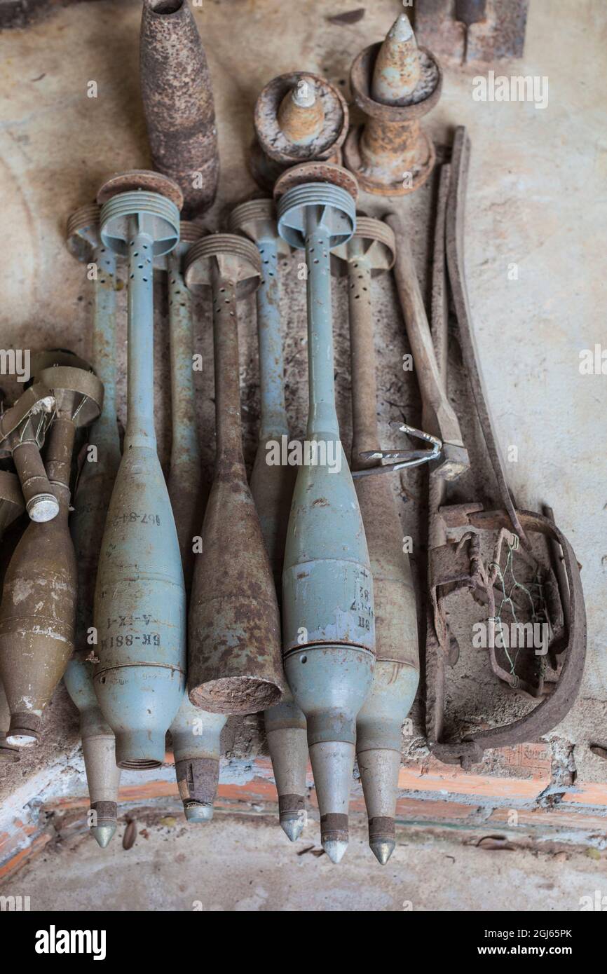 Kambodscha, Siem Reap. Landminenmuseum, das von einer nicht explodierten Organisation betrieben wird. Stockfoto